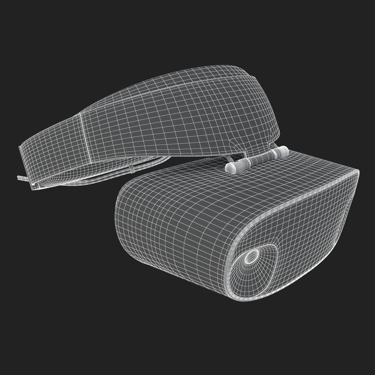 The Dell Visor Windows Mixed Reality Headset 3D model_35