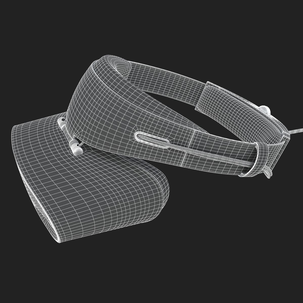 The Dell Visor Windows Mixed Reality Headset 3D model_18