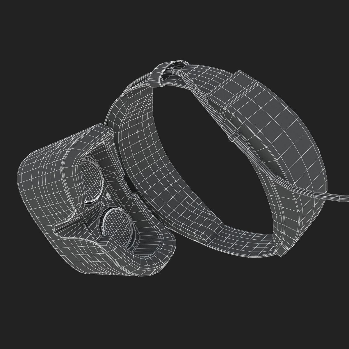 The Dell Visor Windows Mixed Reality Headset 3D model_31