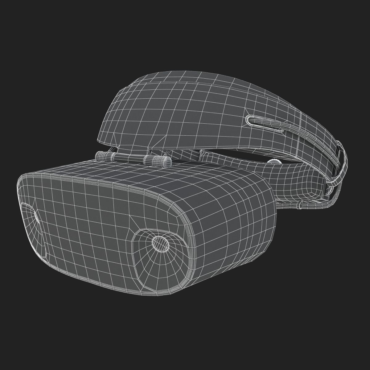 The Dell Visor Windows Mixed Reality Headset 3D model_19