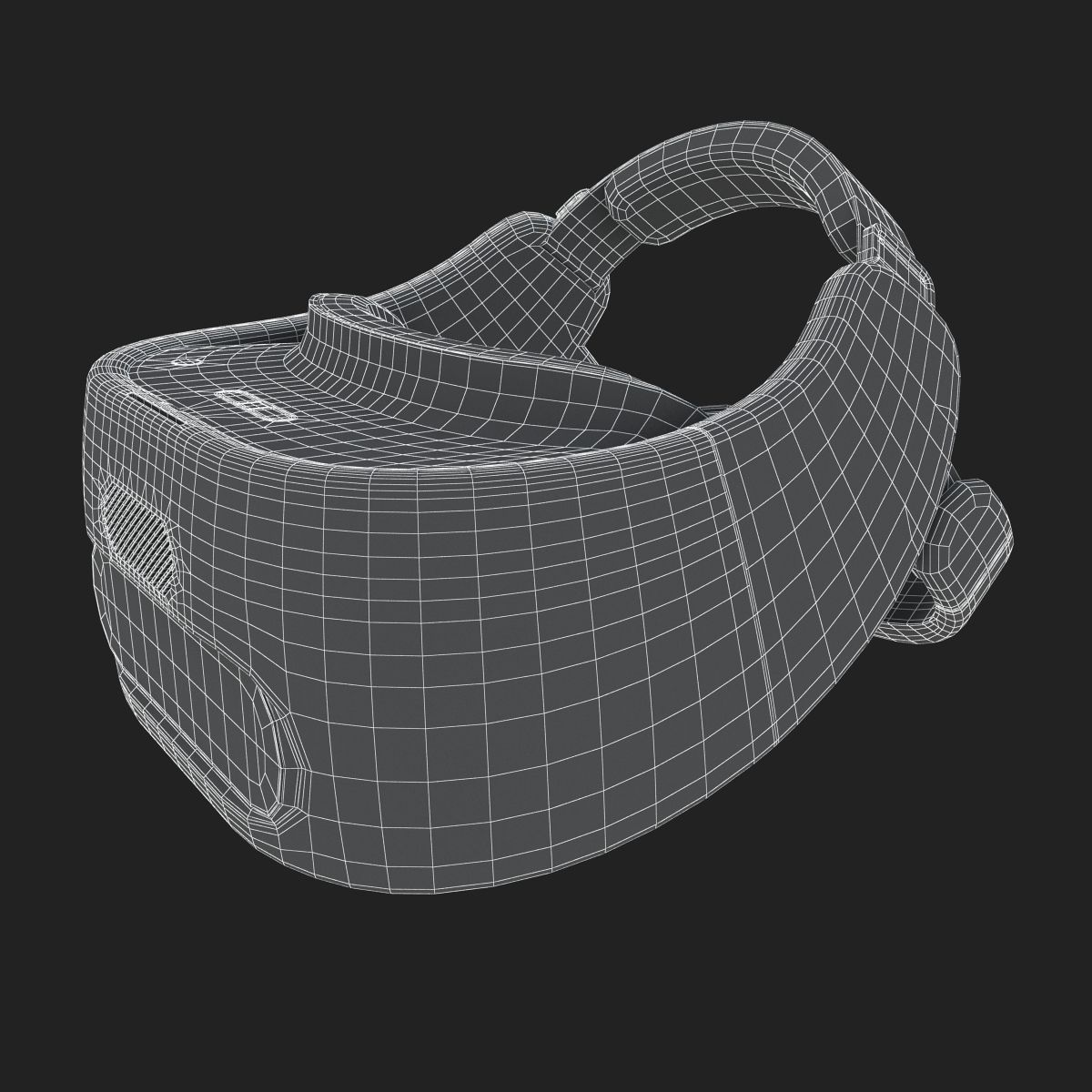 HTC Vive Focus Blue Headset 3D model_20