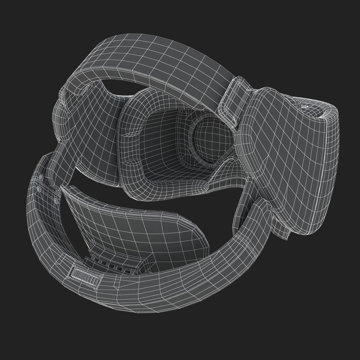 HTC Vive Focus Blue Headset 3D model_33