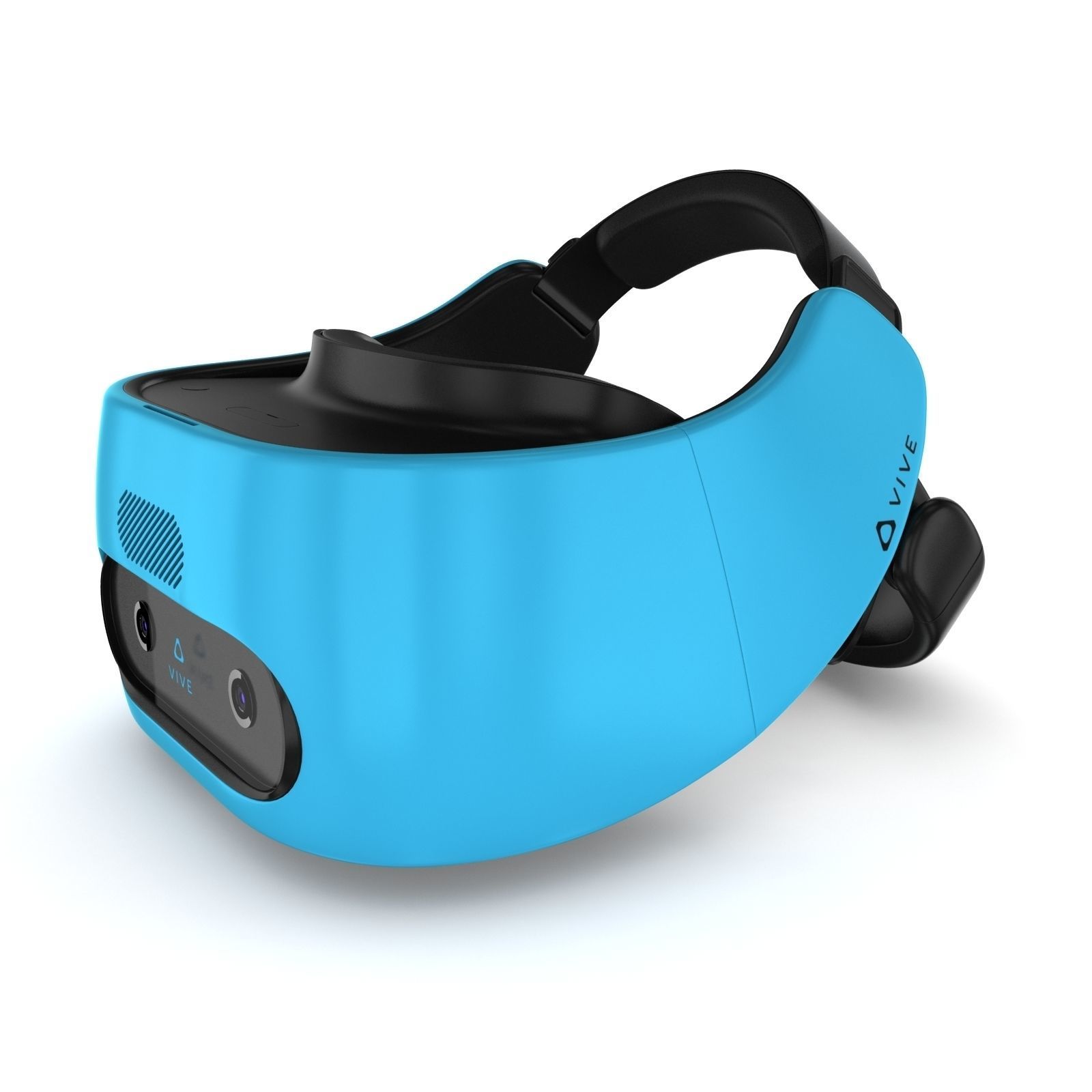 HTC Vive Focus Blue Headset 3D model_7
