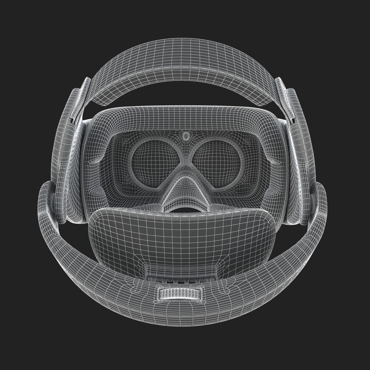 HTC Vive Focus Blue Headset 3D model_26