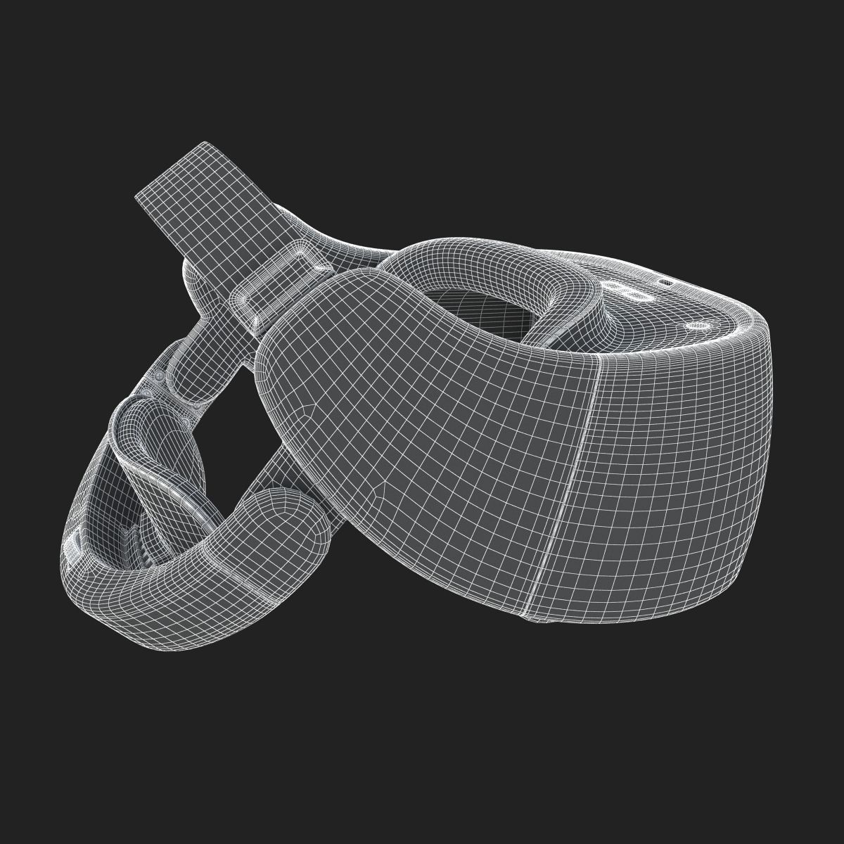 HTC Vive Focus Blue Headset 3D model_21