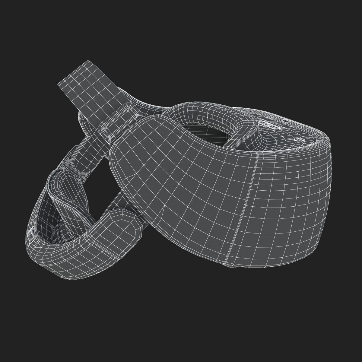 HTC Vive Focus Blue Headset 3D model_18