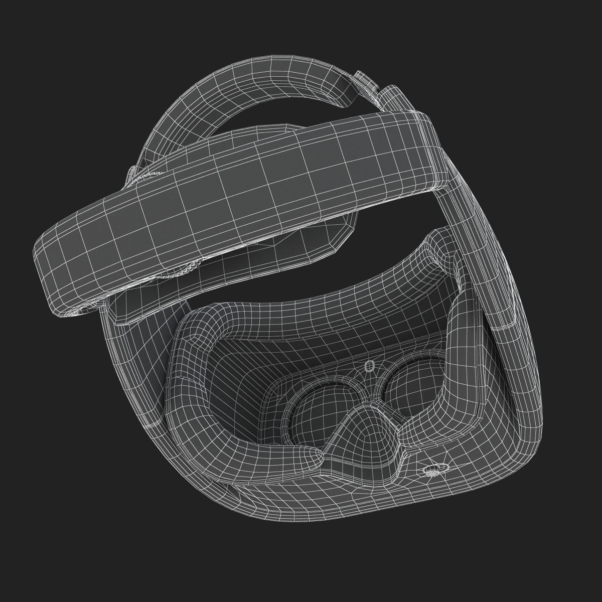 HTC Vive Focus Blue Headset 3D model_30