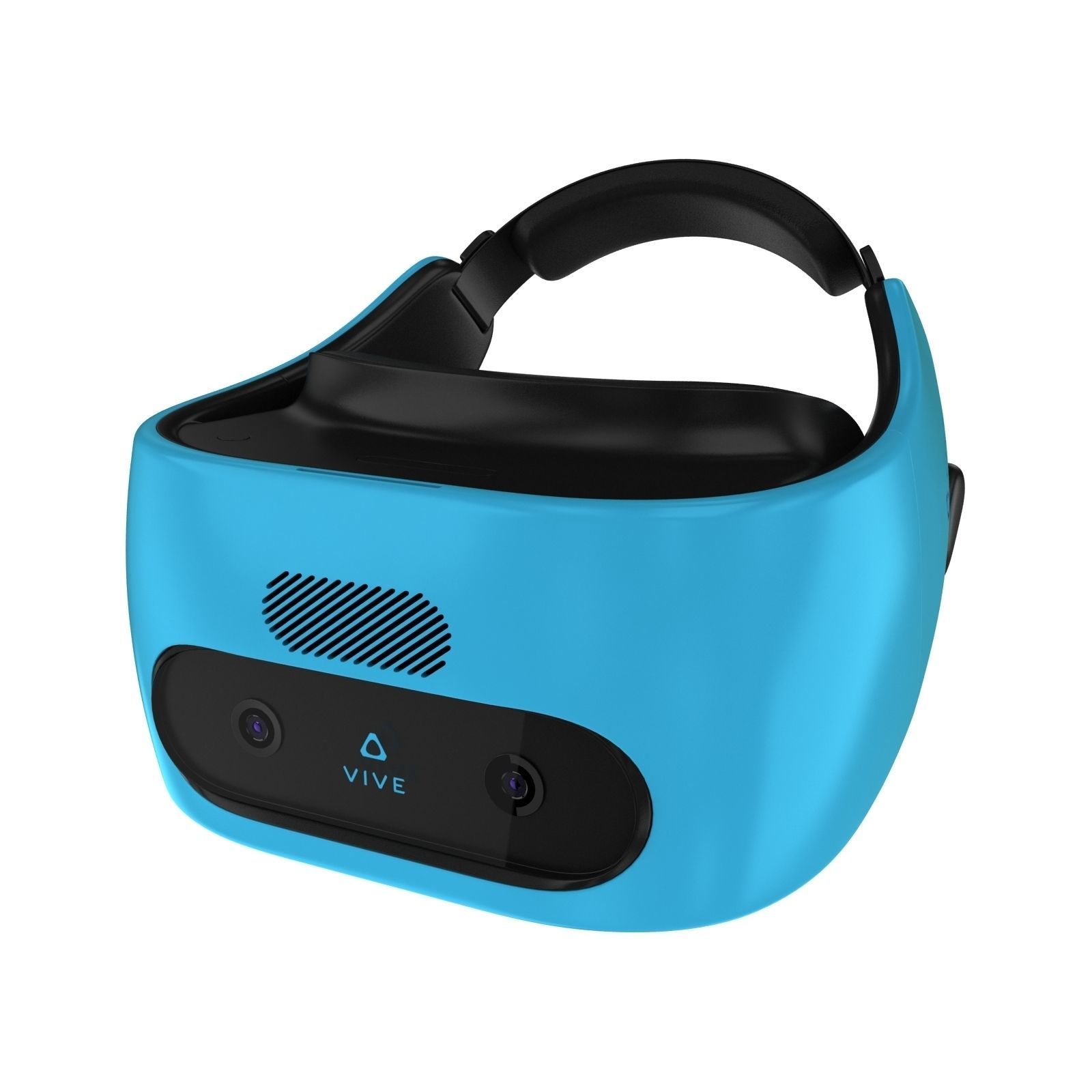 HTC Vive Focus Blue Headset 3D model_2