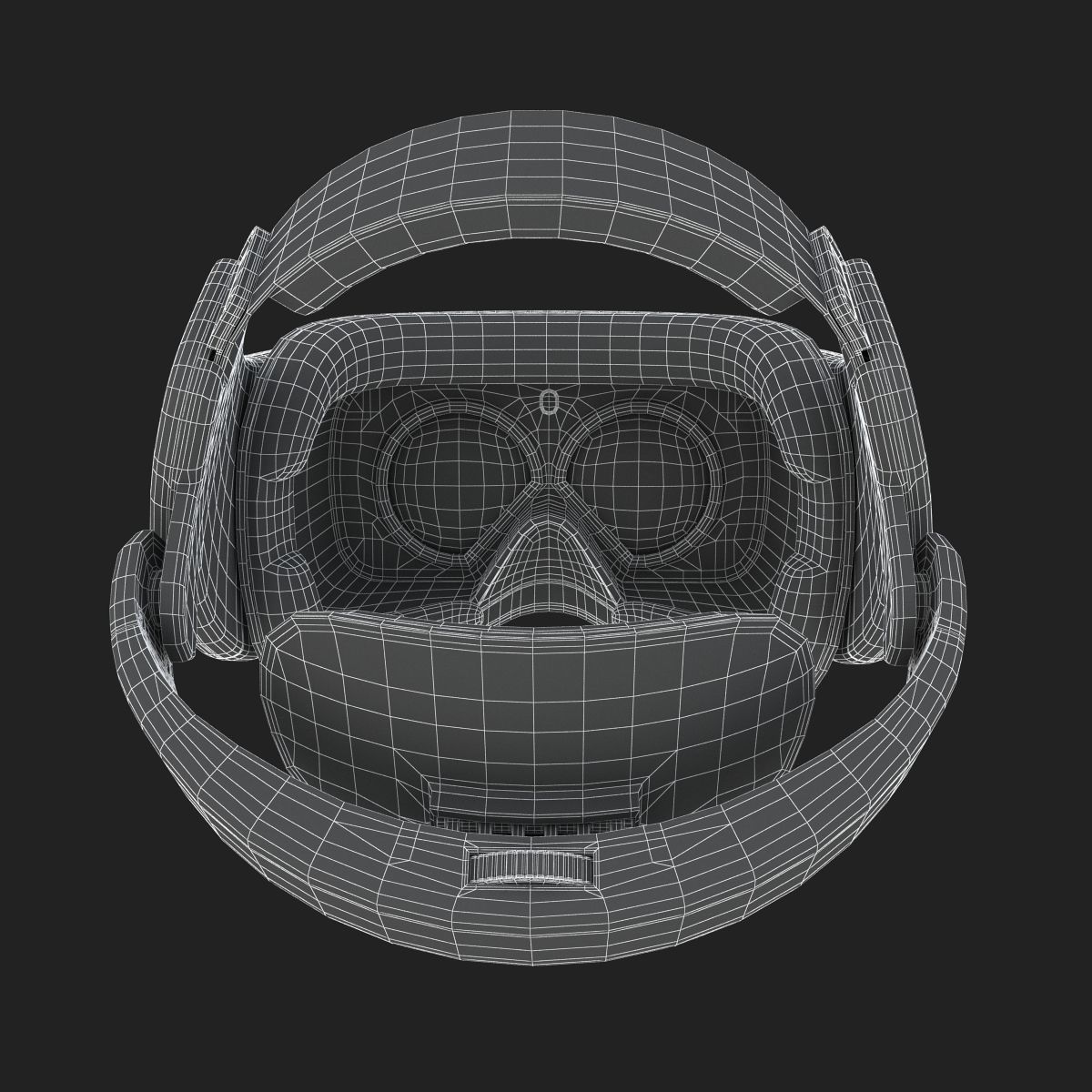 HTC Vive Focus Blue Headset 3D model_23