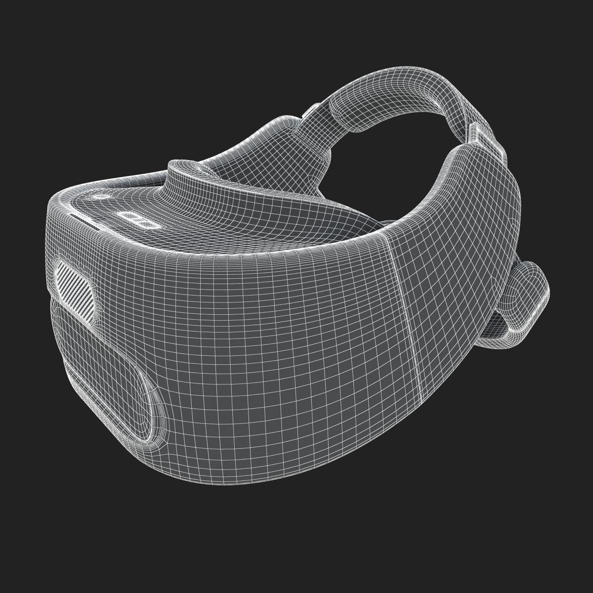 HTC Vive Focus Blue Headset 3D model_19