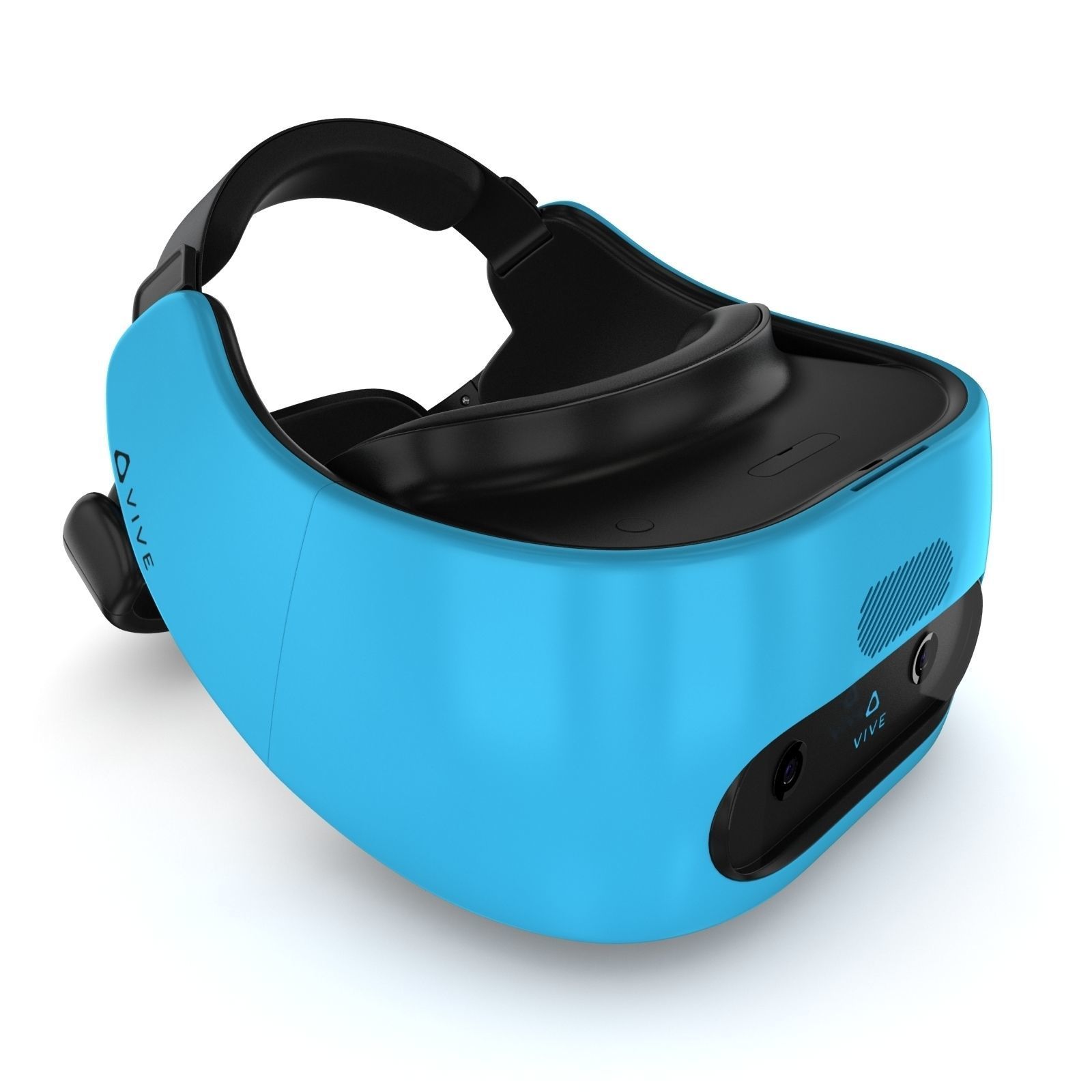 HTC Vive Focus Blue Headset 3D model_13