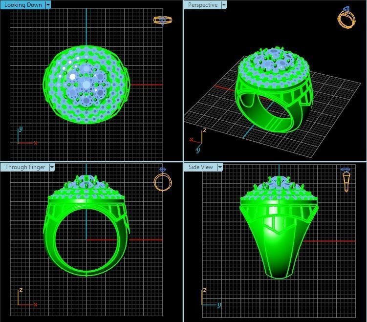 Ring T00577 3D print model_2