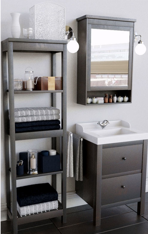 SetBathroom ikea bathroom furniture 3D model_2