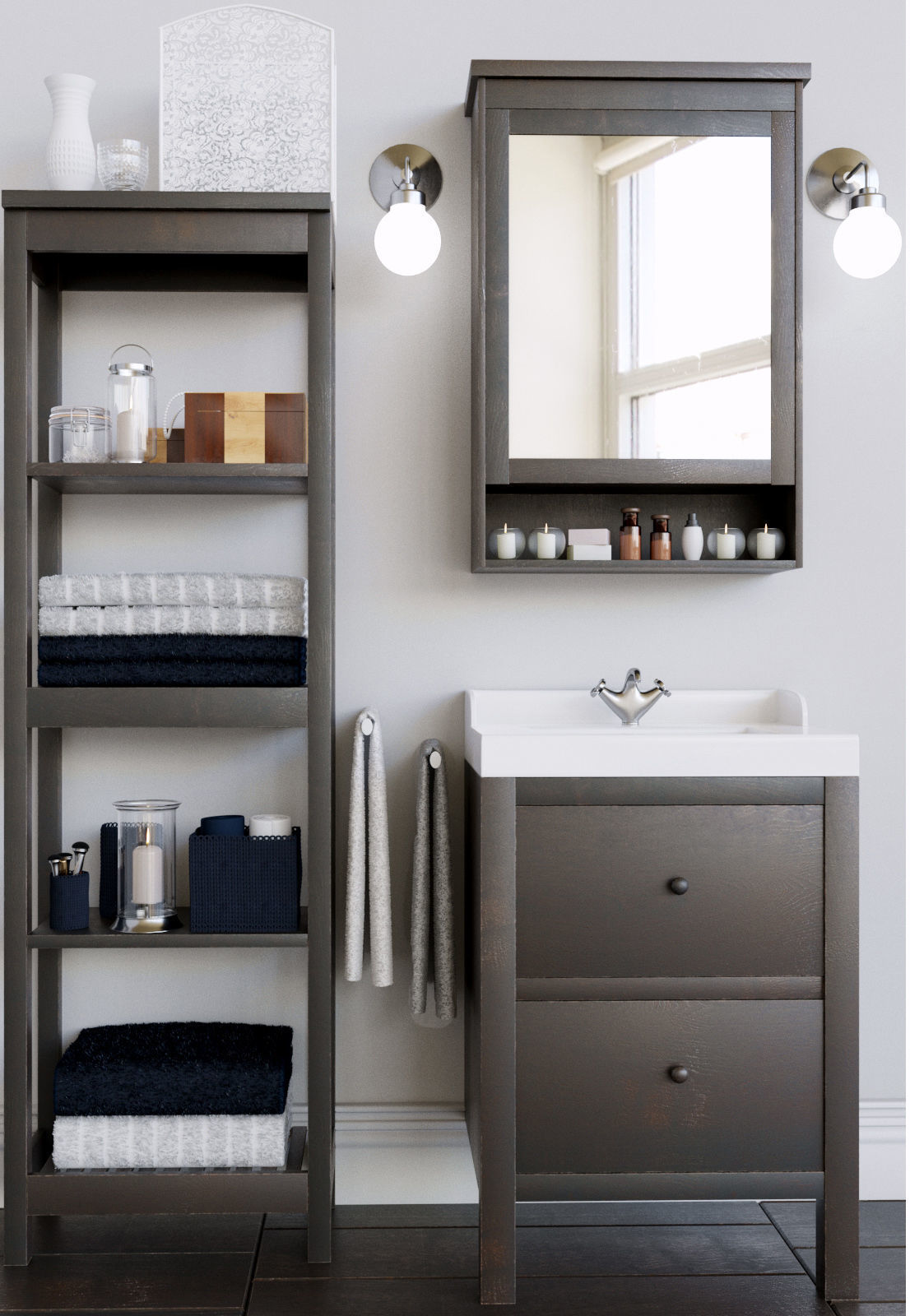 SetBathroom ikea bathroom furniture 3D model_4