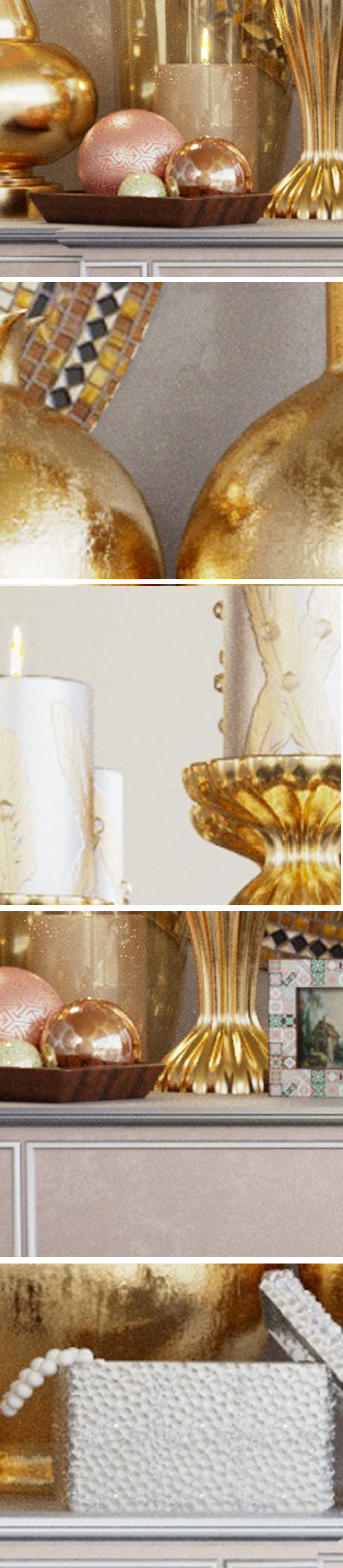 Decorative set 21 3D model_3