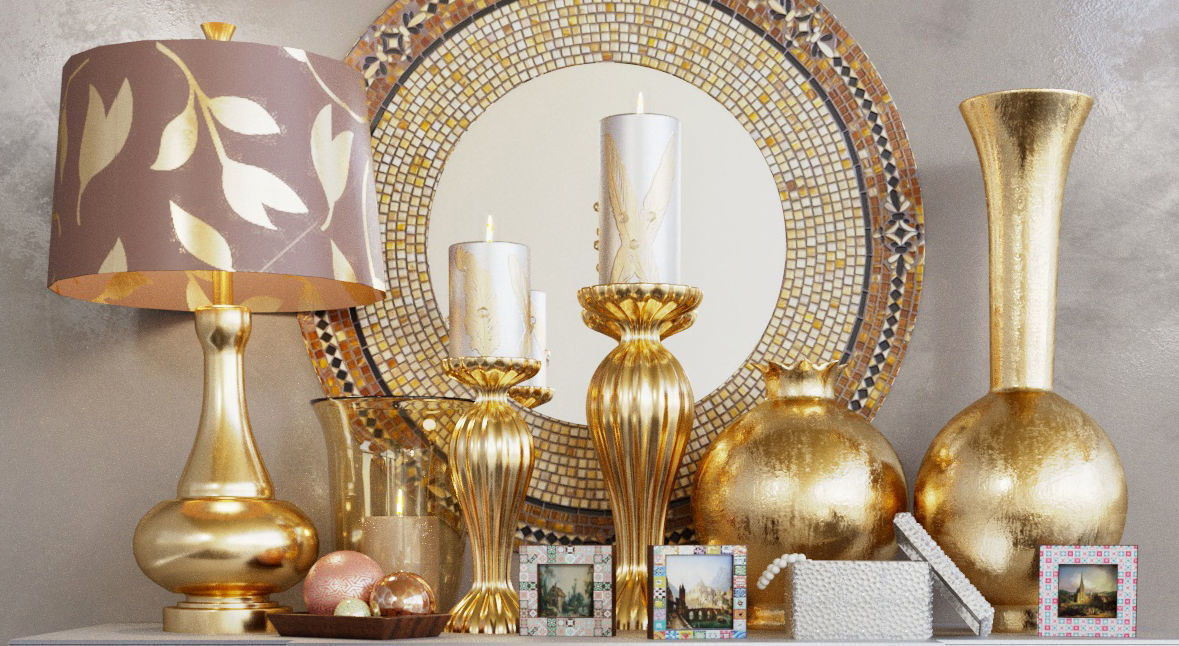 Decorative set 21 3D model_2