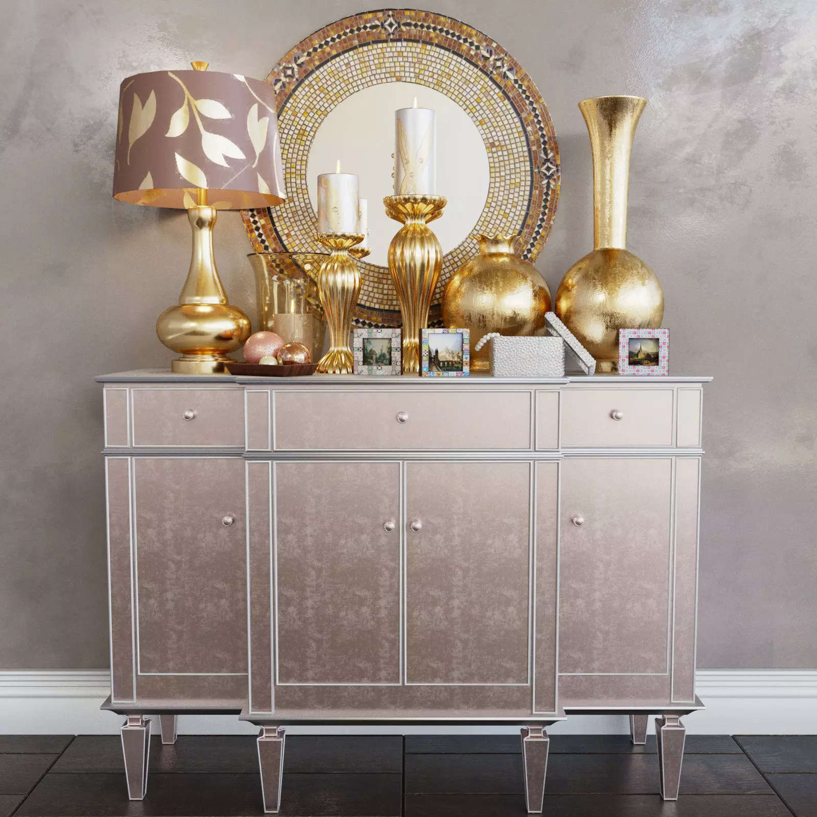 Decorative set 21 3D model_0