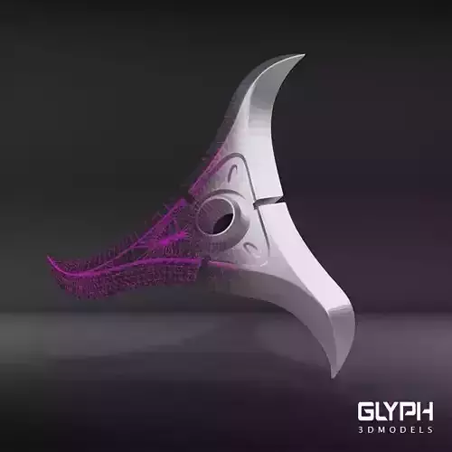 Genji sparrow shuriken 3D print model