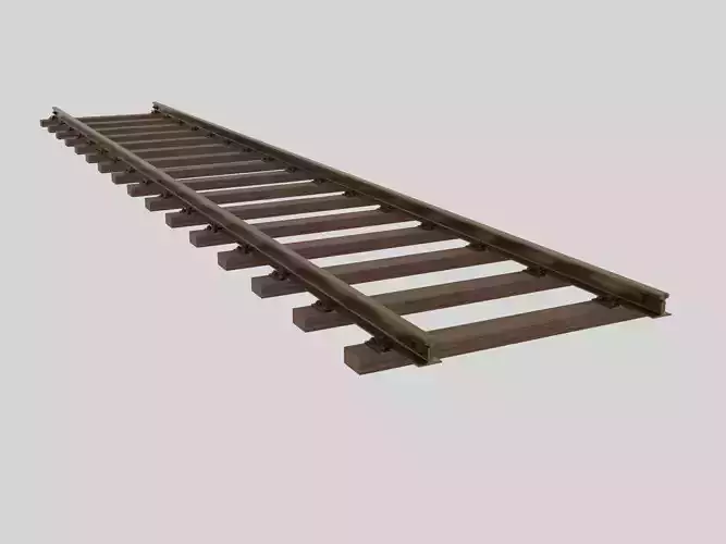 Railroad Track - Broad Gauge - Tileable
