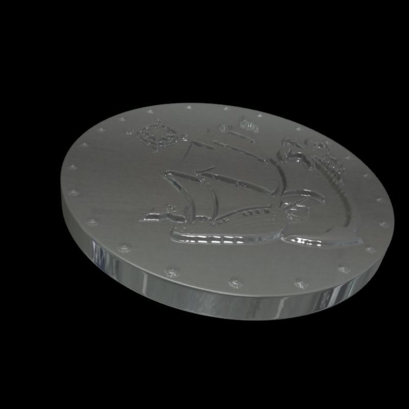 pirate coin 3D print model_7