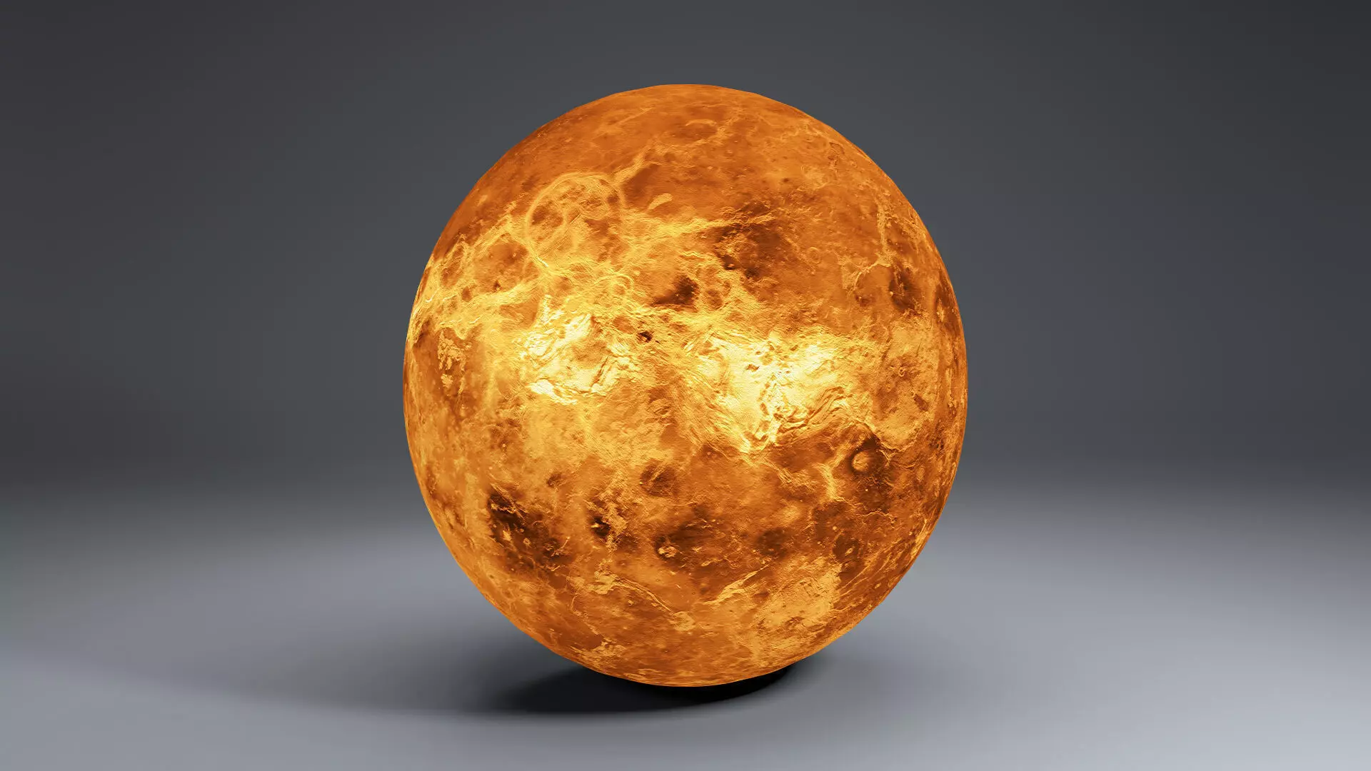 Venus 8k Globe 3D model_0