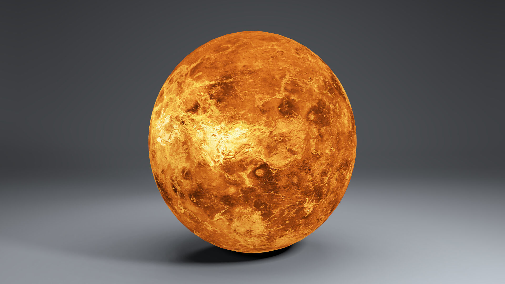 Venus 8k Globe 3D model_2