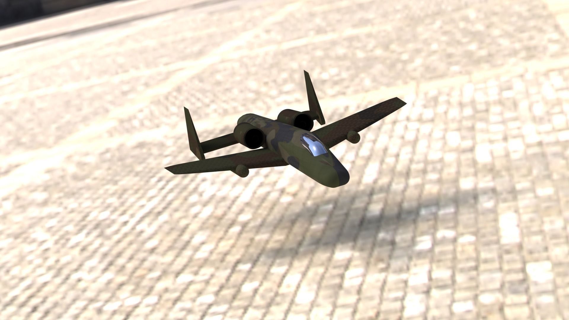 A-10 Thuderbolt II  Free 3D model_1