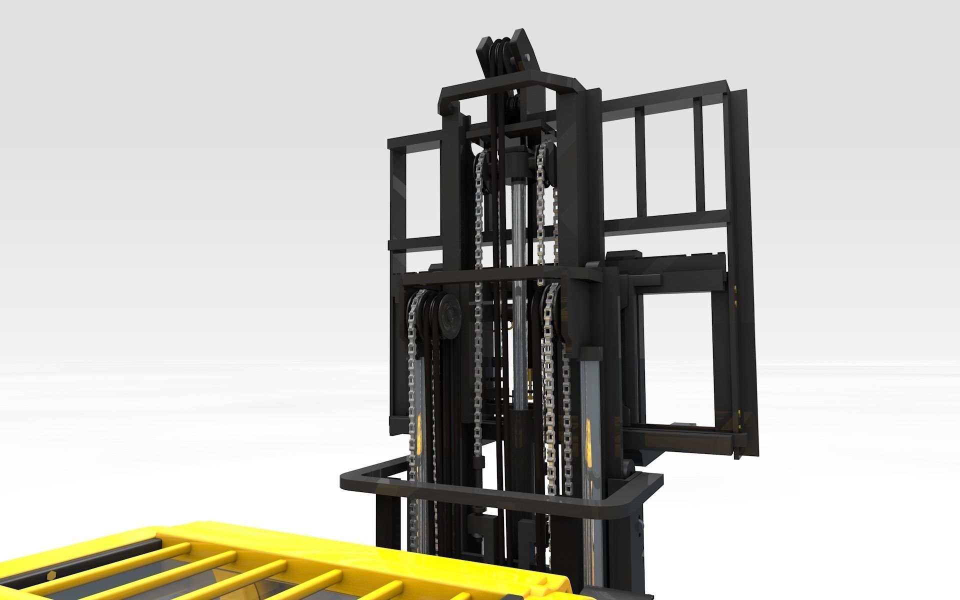 Forklift Animated  Smart 3D model_22