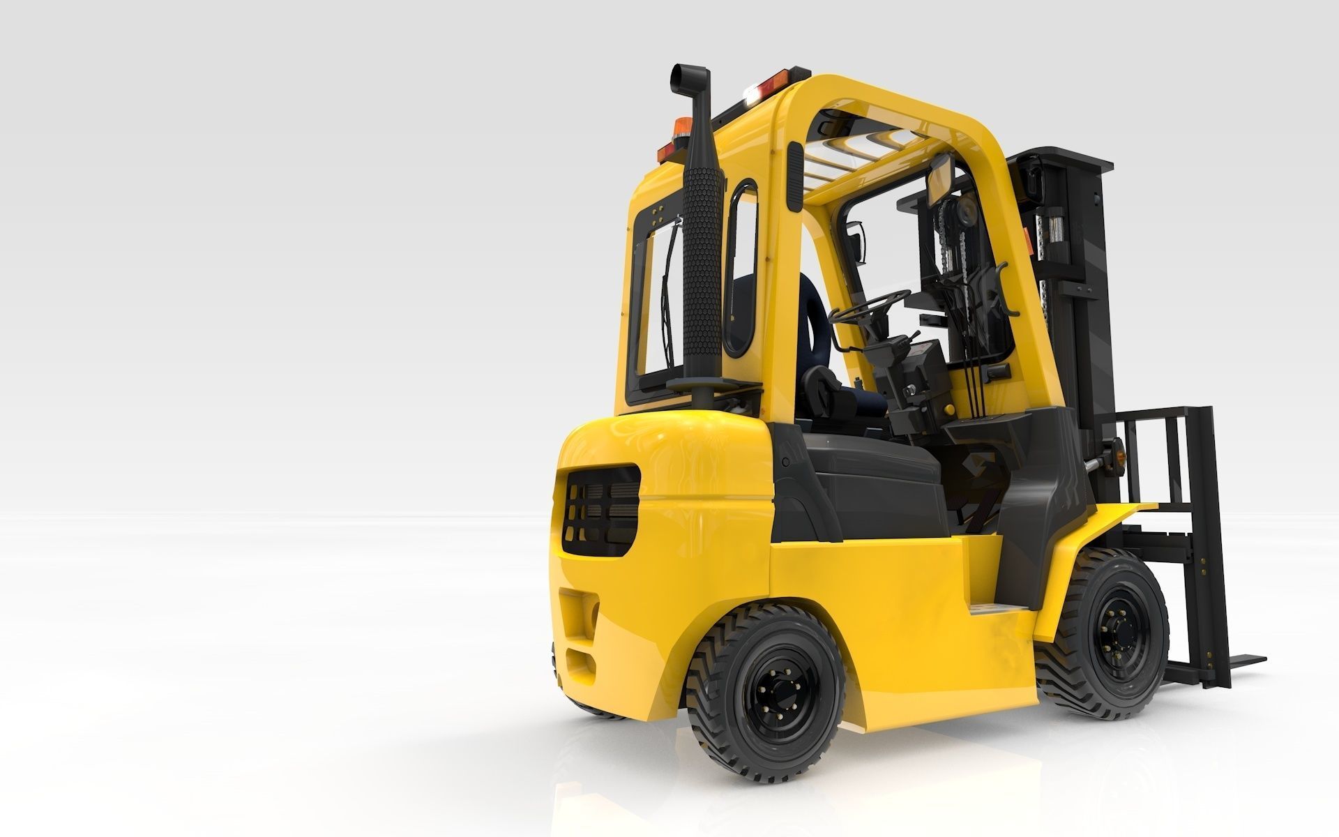 Forklift Animated  Smart 3D model_18
