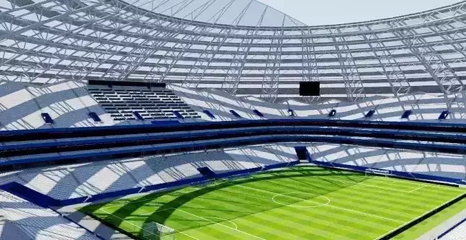 Cosmos Arena - Samara Russia 3D model
