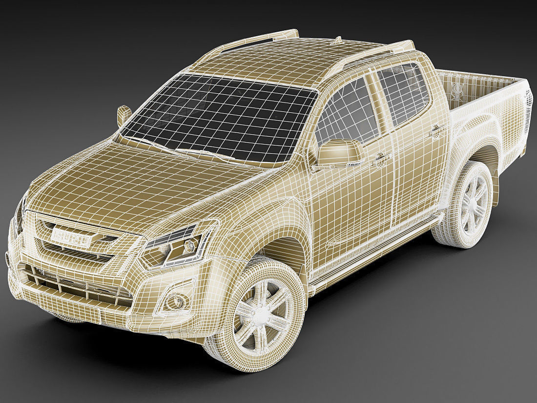 Isuzu D-max 2017 3D model_20
