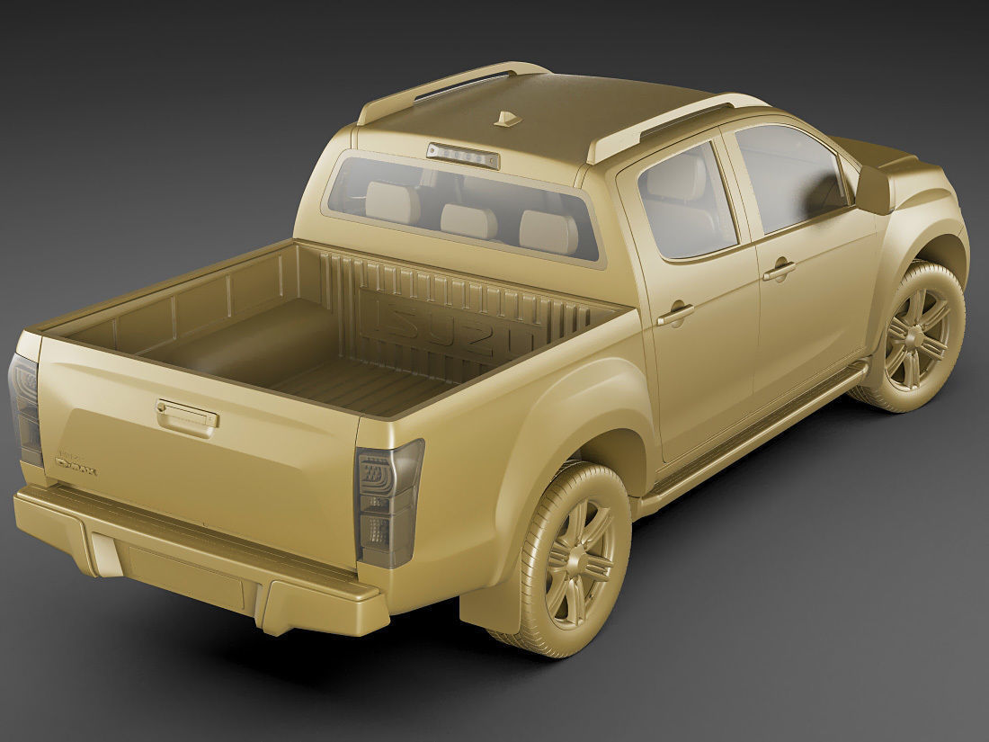 Isuzu D-max 2017 3D model_17
