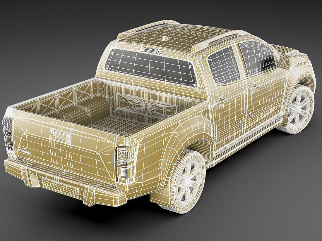 Isuzu D-max 2017 3D model_21