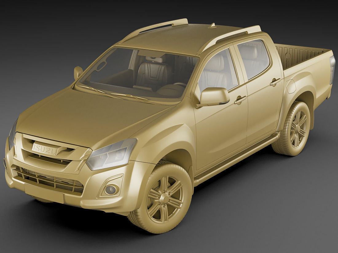 Isuzu D-max 2017 3D model_16