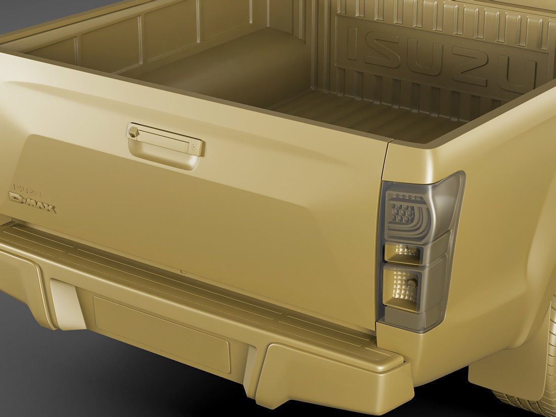 Isuzu D-max 2017 3D model_19