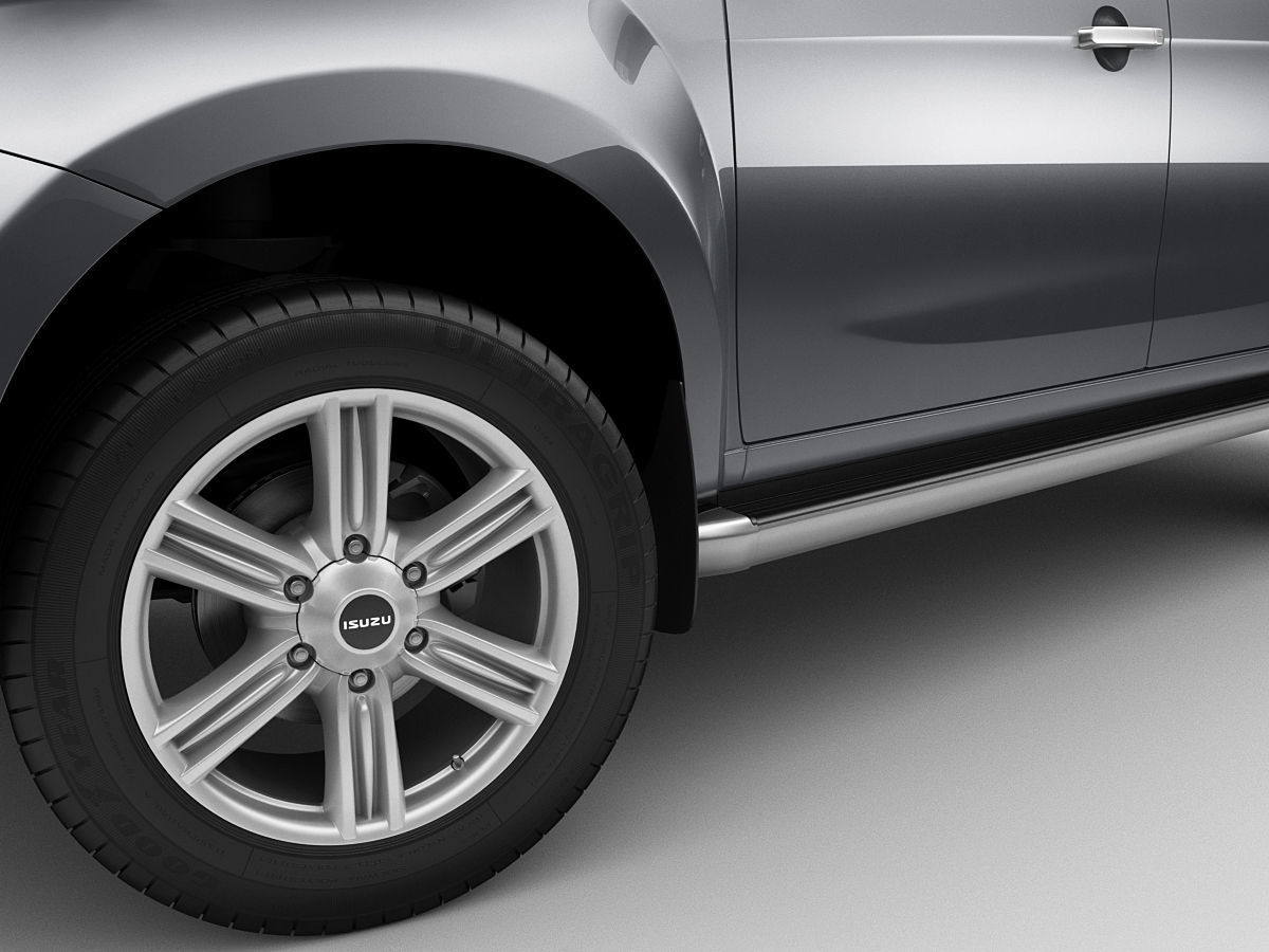 Isuzu D-max 2017 3D model_12