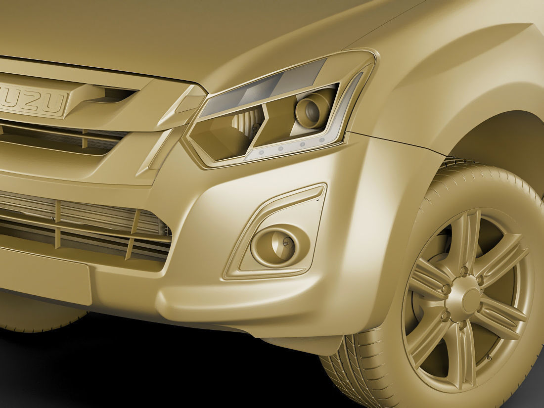 Isuzu D-max 2017 3D model_18