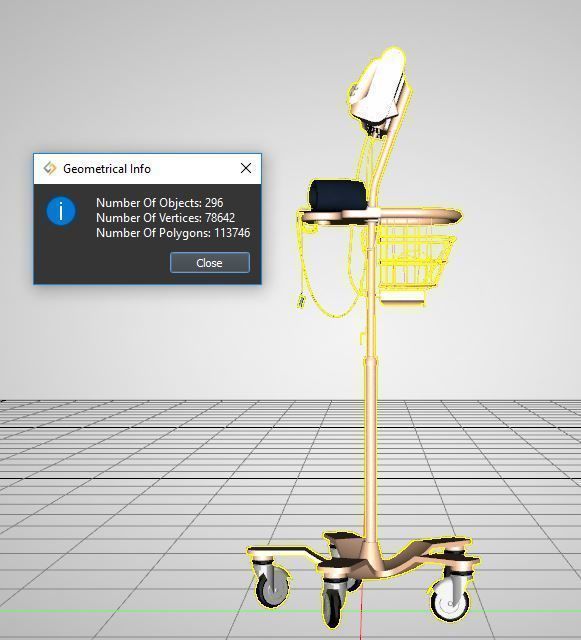 Welch Allyn Connex Spot Monitor 3D model_10