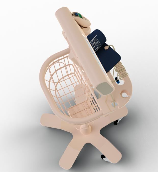Welch Allyn Connex Spot Monitor 3D model_5