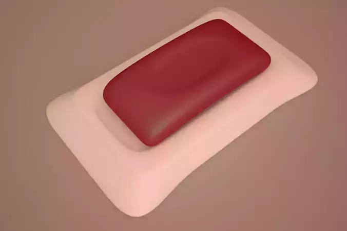 soap with stand 3D model