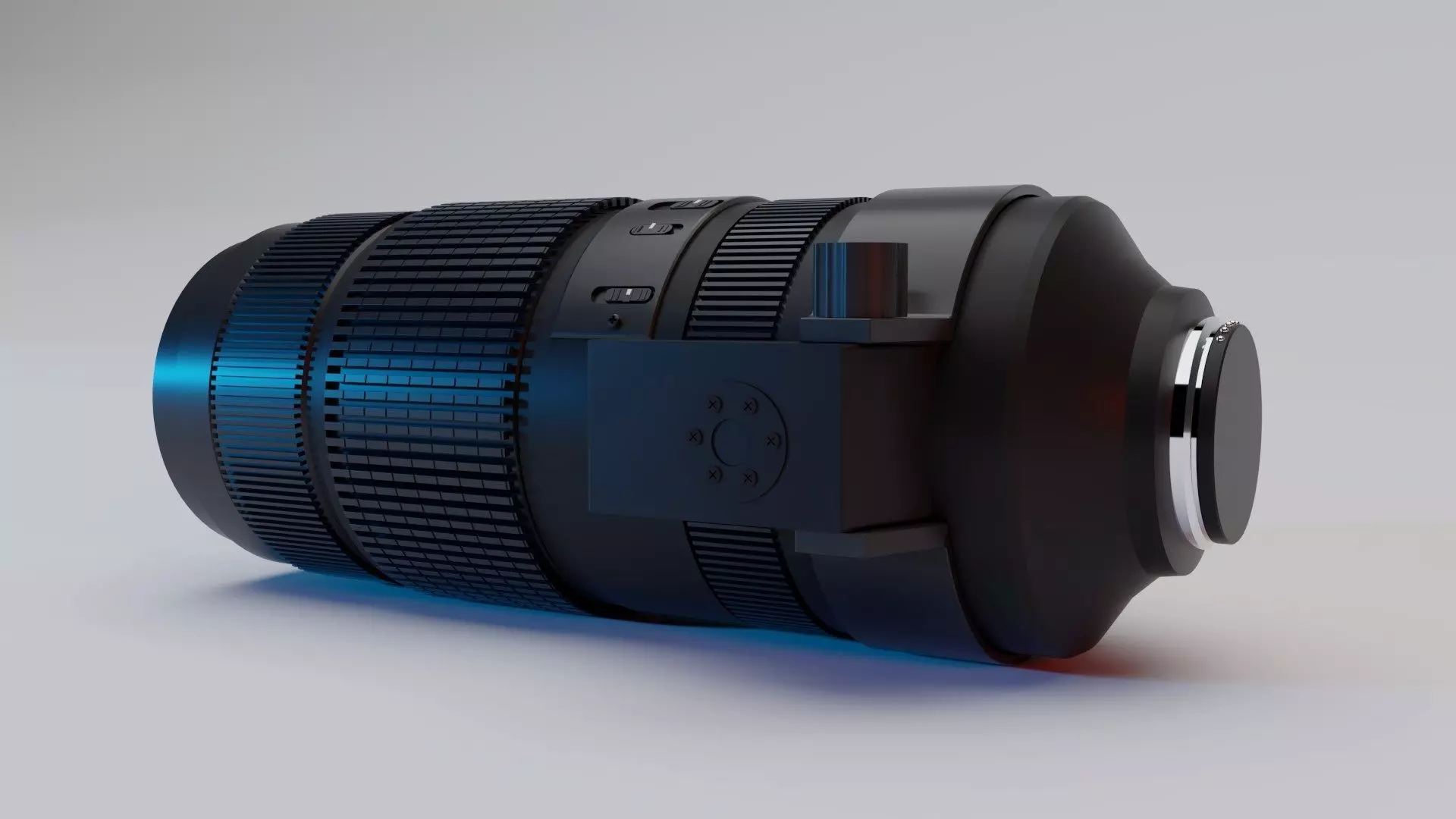 DSLR Camera Lens Telephoto Zoom 3D model