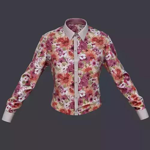 Female - Shirt - 2 Low-poly 3D model