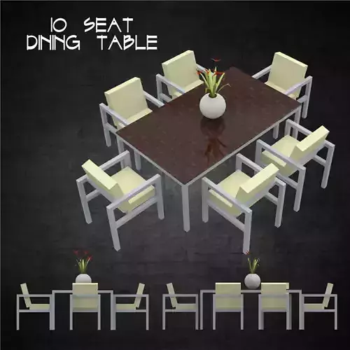 Dining table with 6 seats architectural furniture for house