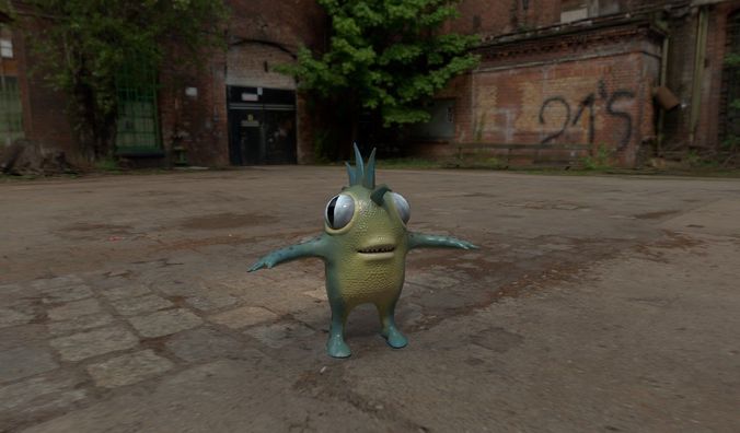 Swamp Guardians Low-poly 3D model
