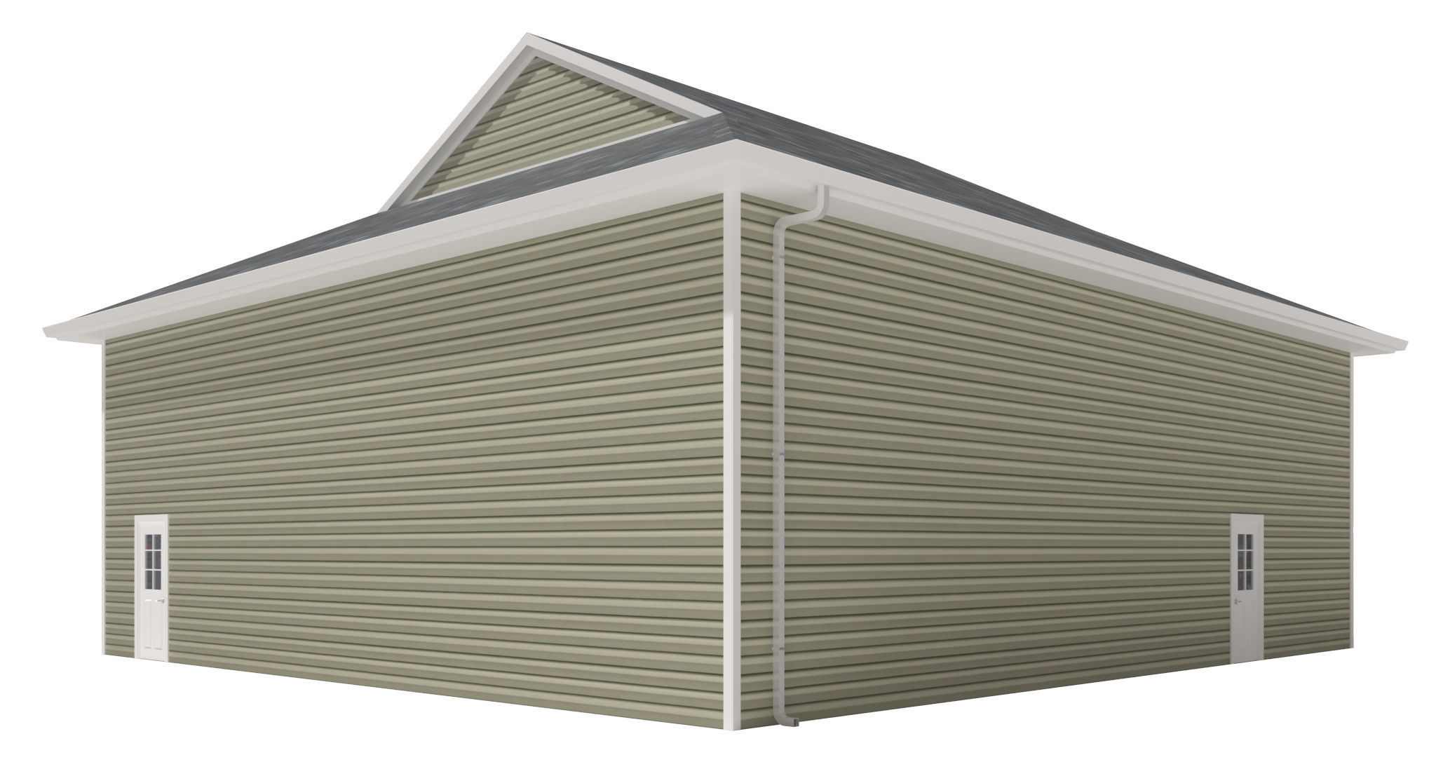 Garage-006 Low Poly 3D model_3