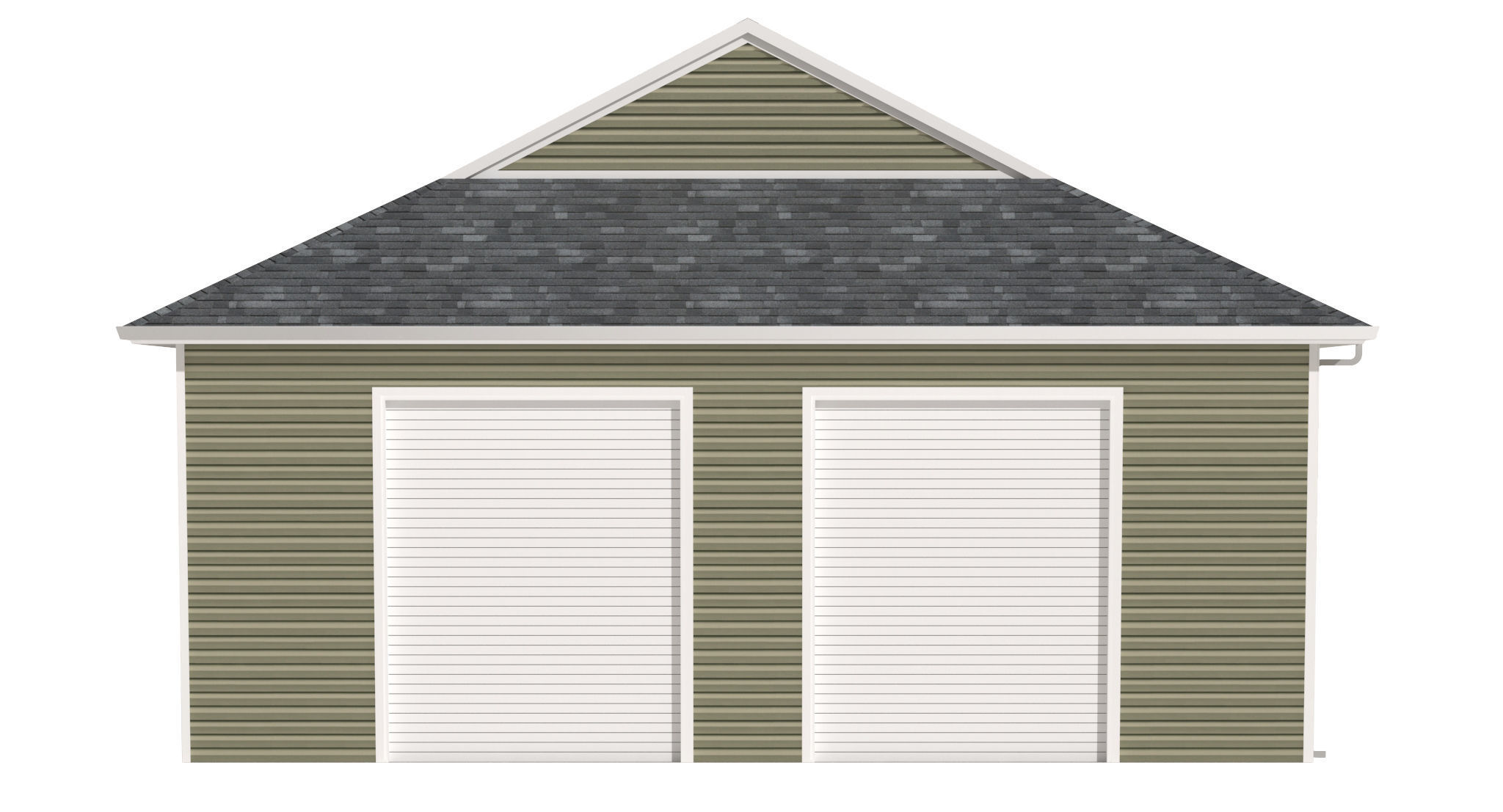 Garage-006 Low Poly 3D model_6