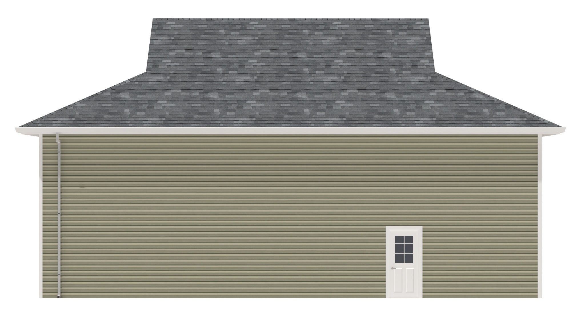 Garage-006 Low Poly 3D model_9