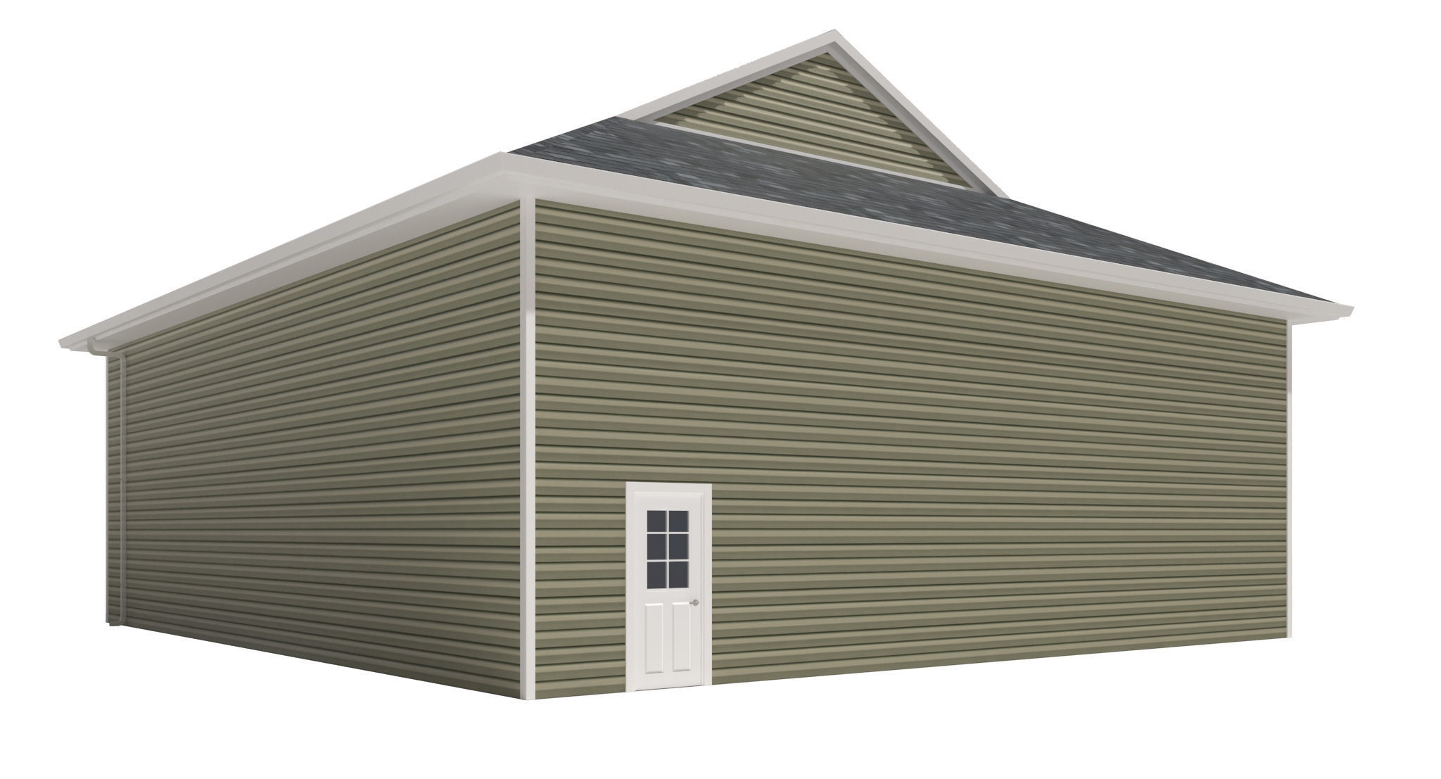 Garage-006 Low Poly 3D model_2