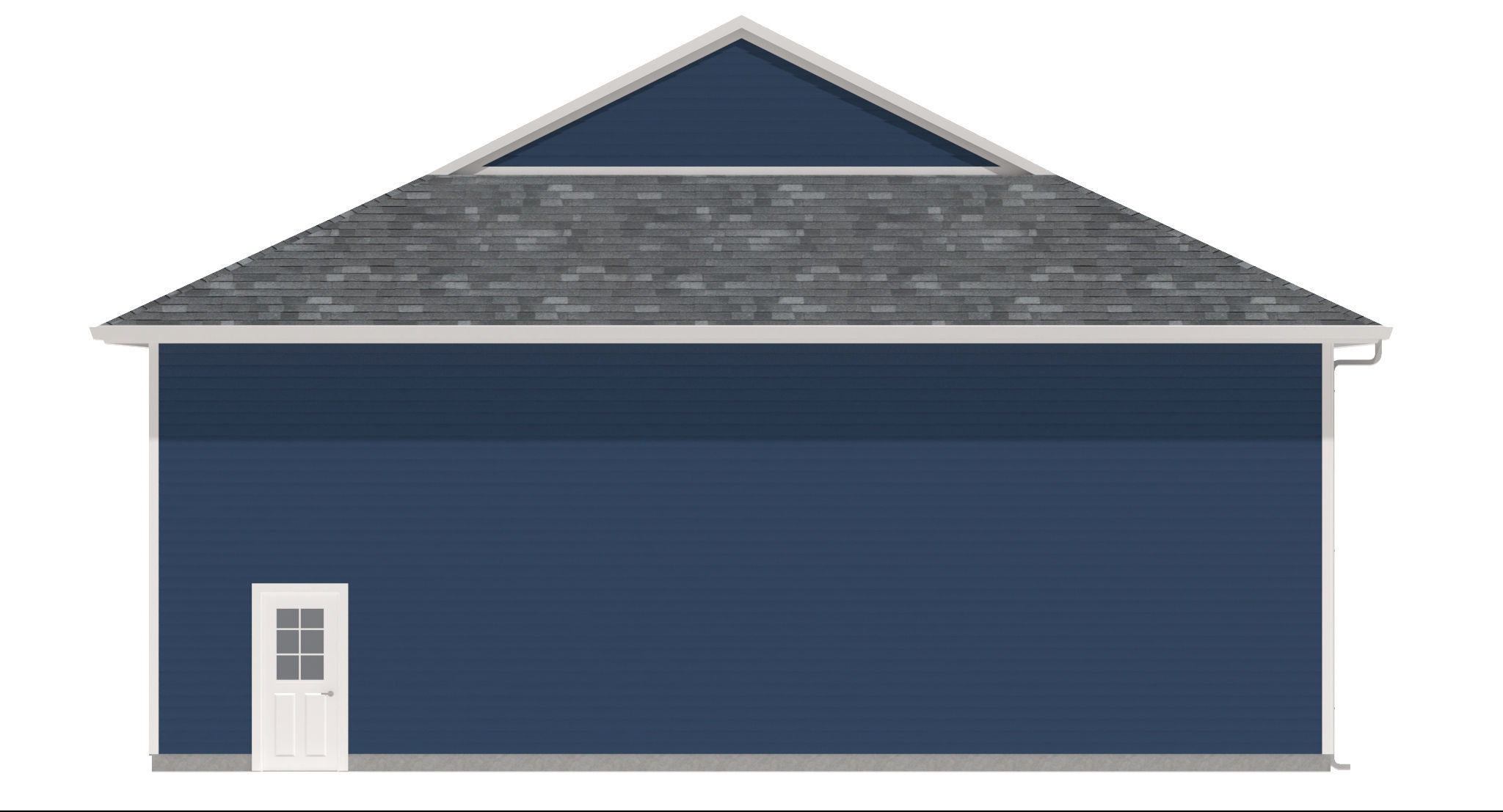 Garage-007 Low Poly 3D model_8