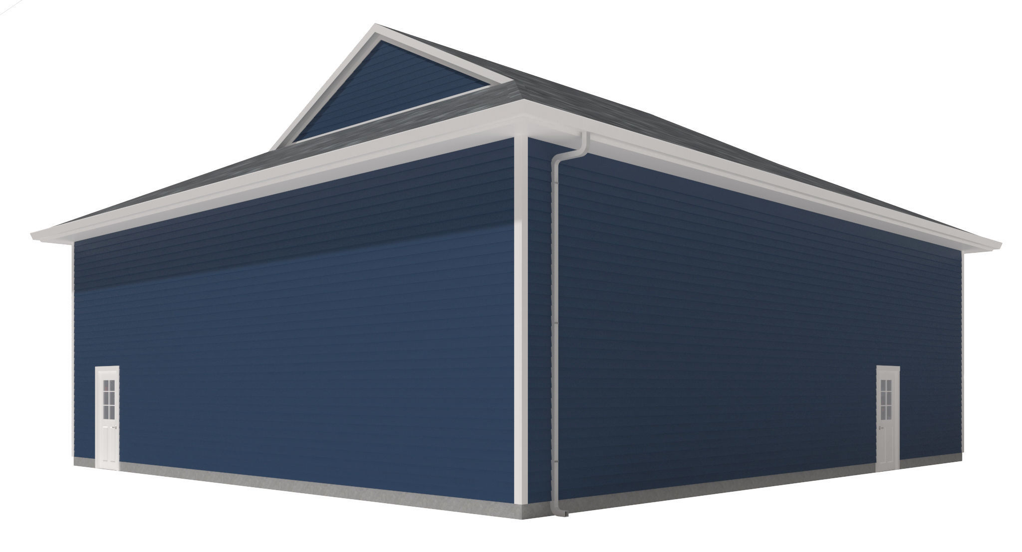 Garage-007 Low Poly 3D model_3